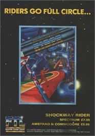 Advert for Shockway Rider on the Sinclair ZX Spectrum.