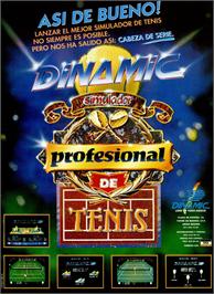 Advert for Simulador Profesional de Tenis on the MSX 2.
