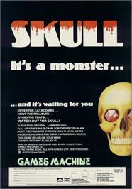 Advert for Skull on the Commodore 64.