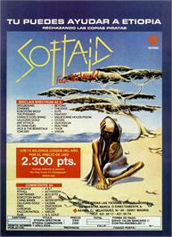 Advert for SoftAid on the Sinclair ZX Spectrum.