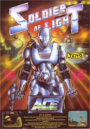 Advert for Soldier of Light on the Sinclair ZX Spectrum.