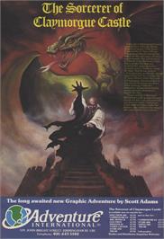 Advert for Sorcerer of Claymorgue Castle on the Sinclair ZX Spectrum.