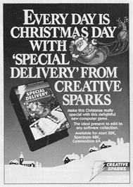 Advert for Special Delivery: Santa's Christmas Chaos on the Sinclair ZX Spectrum.
