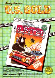 Advert for Spy Hunter on the Sinclair ZX Spectrum.