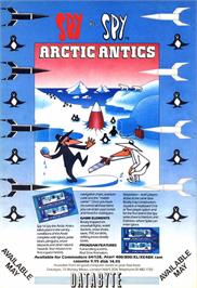 Advert for Spy vs. Spy III: Arctic Antics on the Sinclair ZX Spectrum.