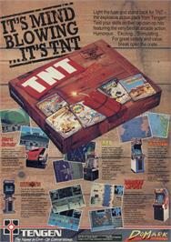 Advert for TNT on the Commodore Amiga.