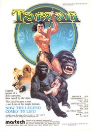 Advert for Tarzan on the Sinclair ZX Spectrum.