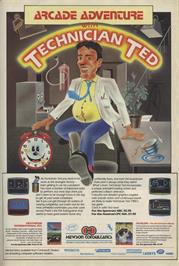 Advert for Technician Ted on the Amstrad CPC.