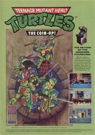 Advert for Teenage Mutant Ninja Turtles II: The Arcade Game on the Nintendo Arcade Systems.