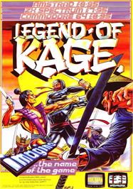 Advert for The Legend of Kage on the Sinclair ZX Spectrum.