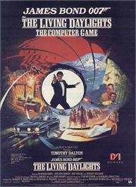Advert for The Living Daylights on the Sinclair ZX Spectrum.