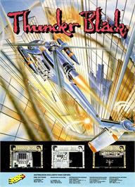 Advert for ThunderBlade on the Sinclair ZX Spectrum.