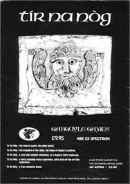 Advert for Tir Na Nog on the Sinclair ZX Spectrum.