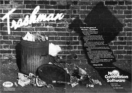 Advert for Trashman on the Amstrad CPC.