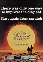 Advert for Trivial Pursuit 2: A New Beginning on the Sinclair ZX Spectrum.