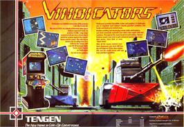 Advert for Vindicators on the Sinclair ZX Spectrum.