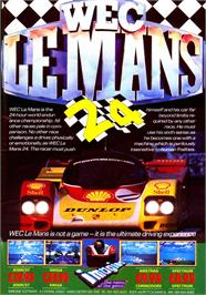 Advert for WEC Le Mans on the Sinclair ZX Spectrum.