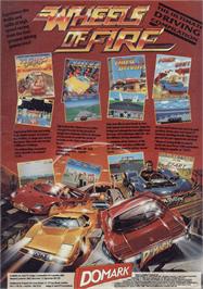 Advert for Wheels of Fire on the Sinclair ZX Spectrum.