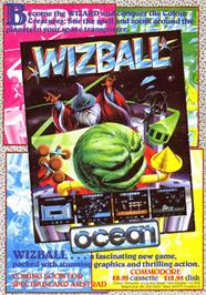 Advert for Wizball on the Sinclair ZX Spectrum.