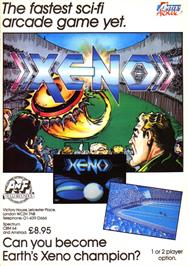 Advert for Xeno on the Sinclair ZX Spectrum.