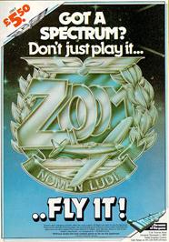 Advert for Zzoom on the Sinclair ZX Spectrum.
