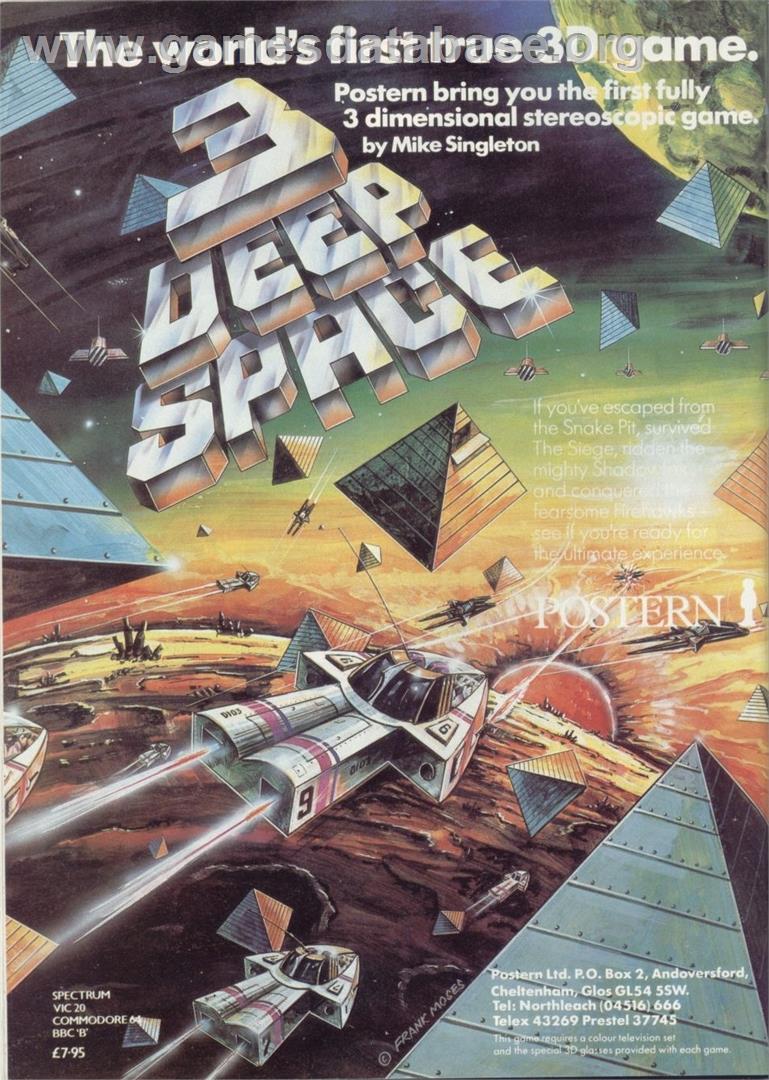 3-Deep Space - Sinclair ZX Spectrum - Artwork - Advert