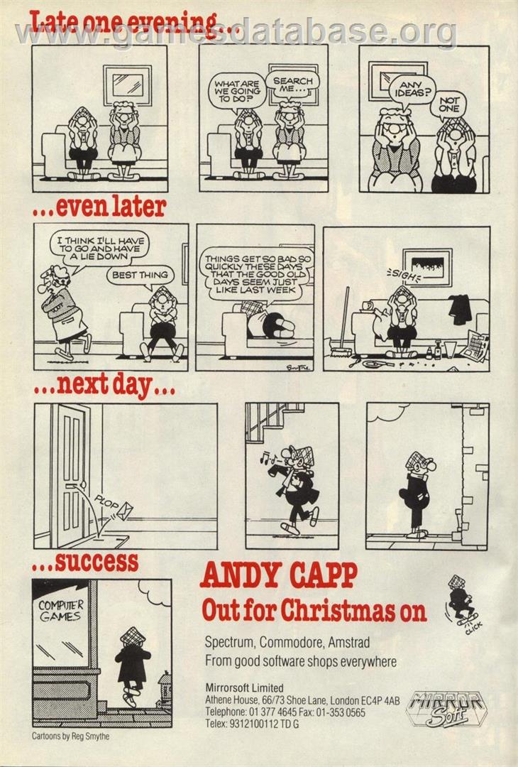 Andy Capp - Amstrad CPC - Artwork - Advert