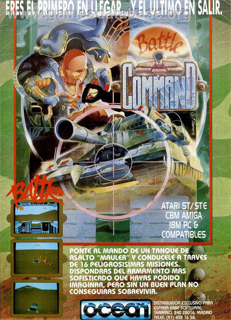 Battle Command - Sinclair ZX Spectrum - Artwork - Advert
