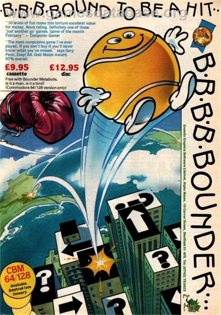 Bounder - Sinclair ZX Spectrum - Artwork - Advert