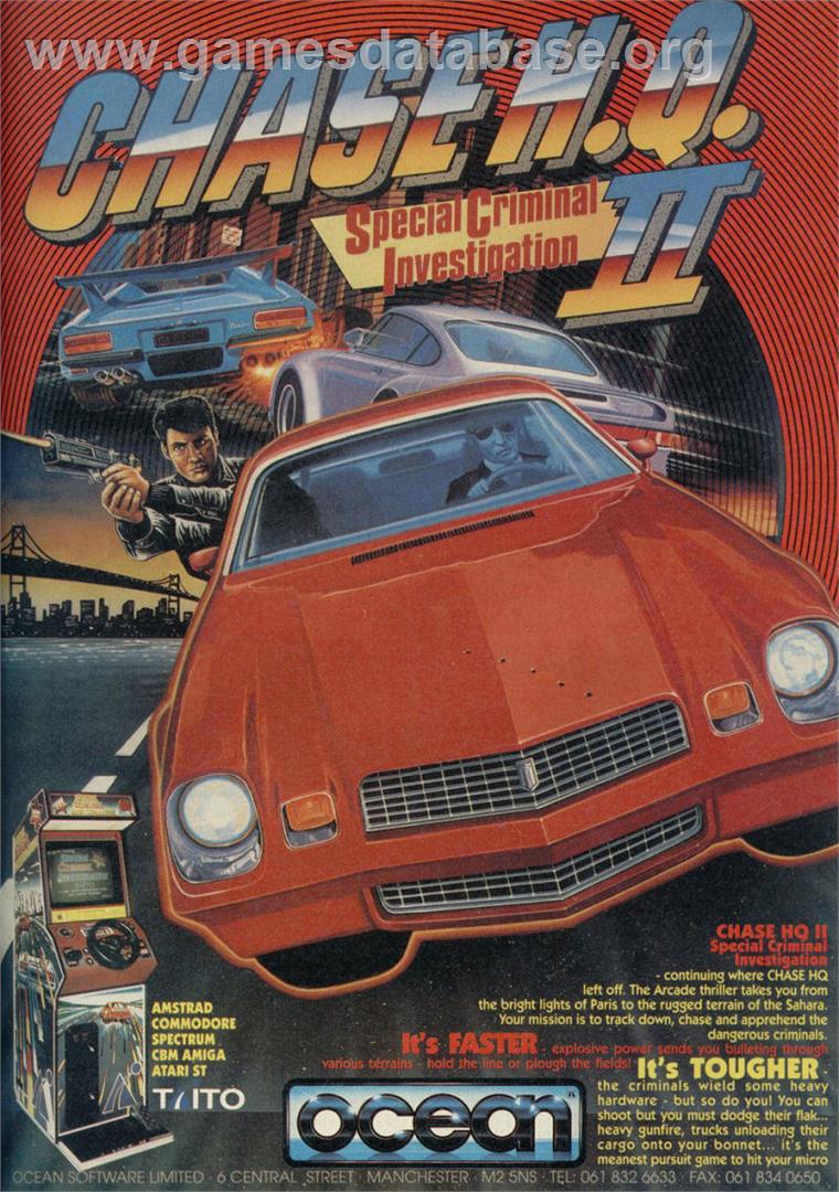Chase H.Q. II: Special Criminal Investigation - Sinclair ZX Spectrum - Artwork - Advert