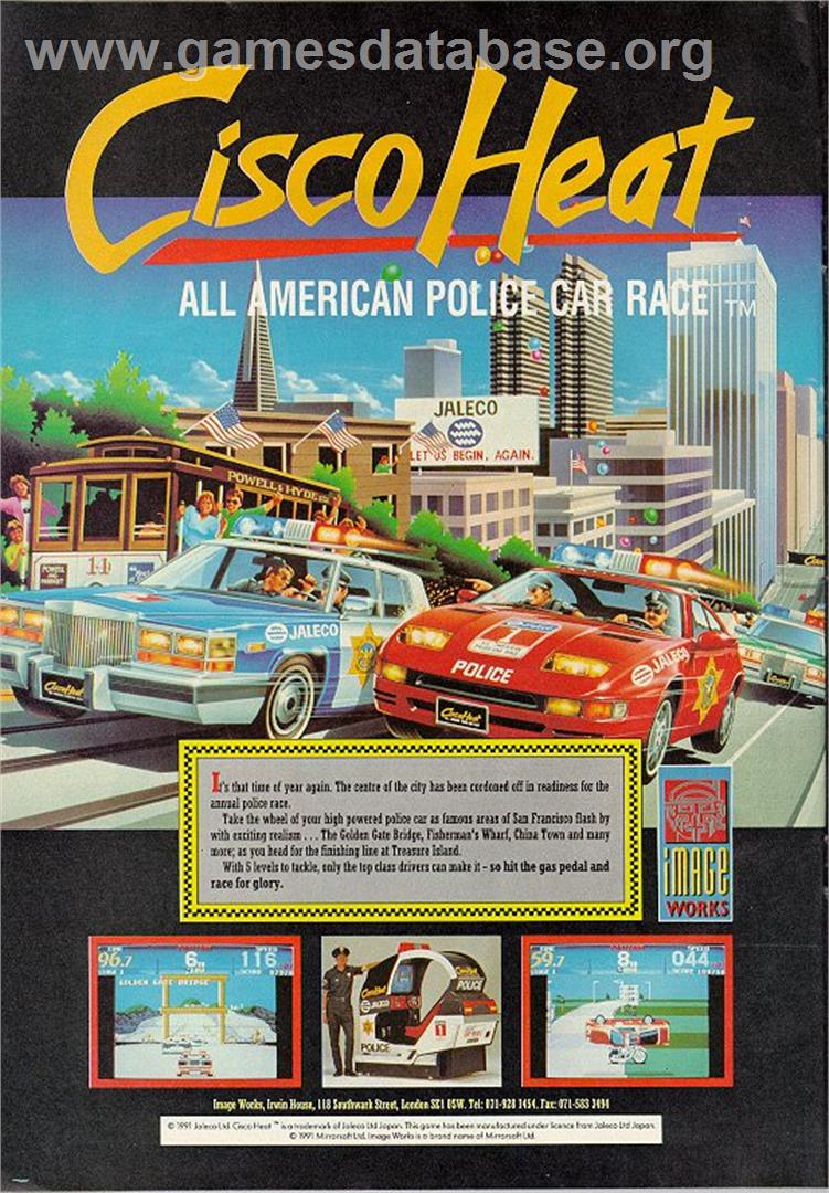 Cisco Heat: All American Police Car Race - Sinclair ZX Spectrum - Artwork - Advert