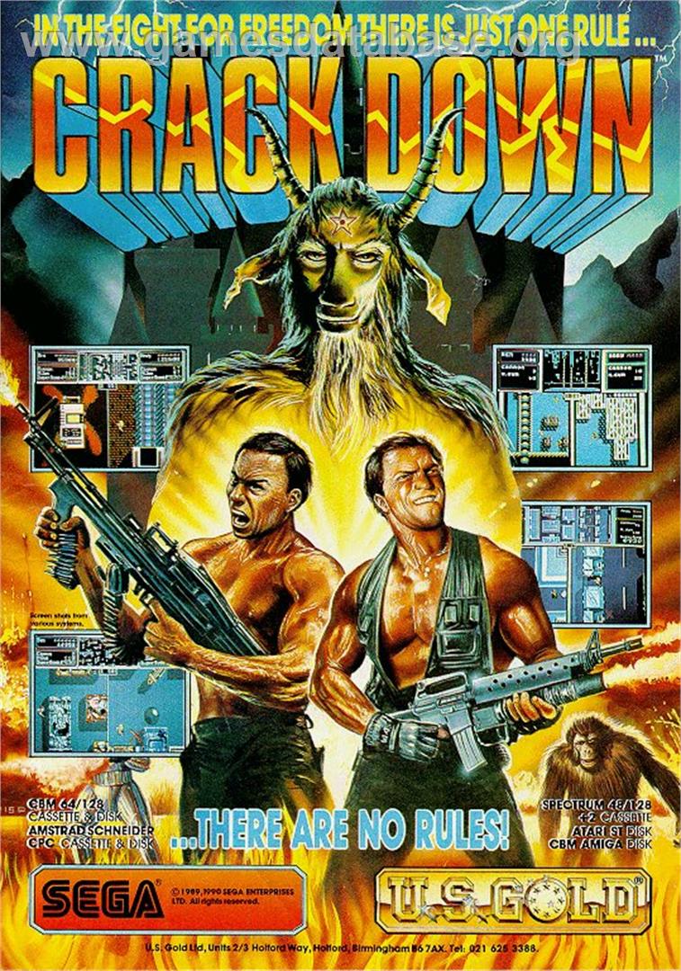 Crack Down - Sinclair ZX Spectrum - Artwork - Advert