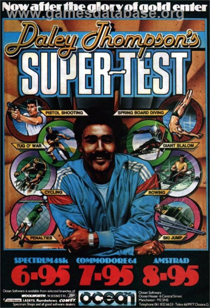 Daley Thompson's Supertest - Commodore 64 - Artwork - Advert