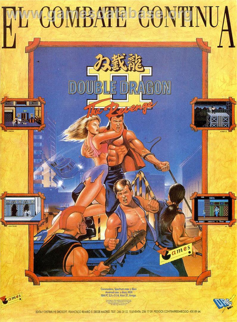 Double Dragon II: The Revenge - Sinclair ZX Spectrum - Artwork - Advert