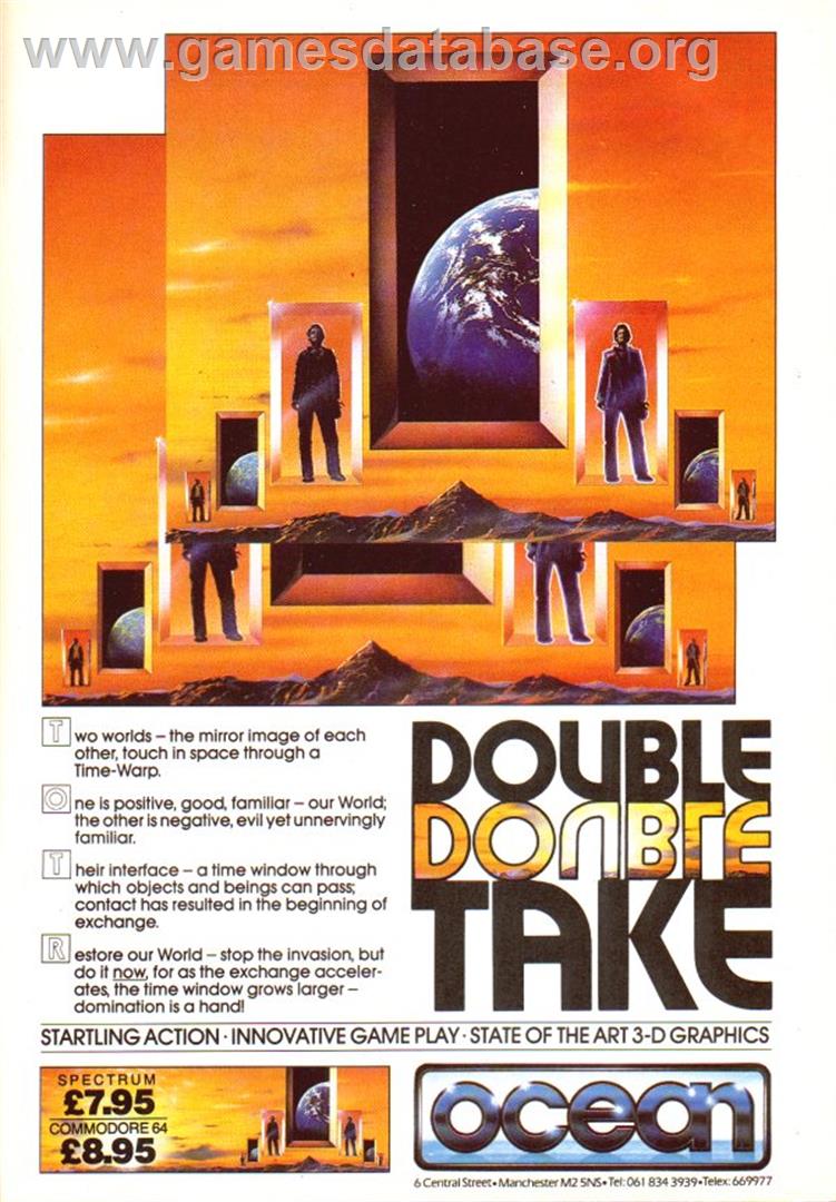 Double Take - Sinclair ZX Spectrum - Artwork - Advert