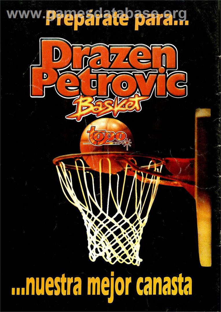 Drazen Petrovic Basket - Amstrad CPC - Artwork - Advert