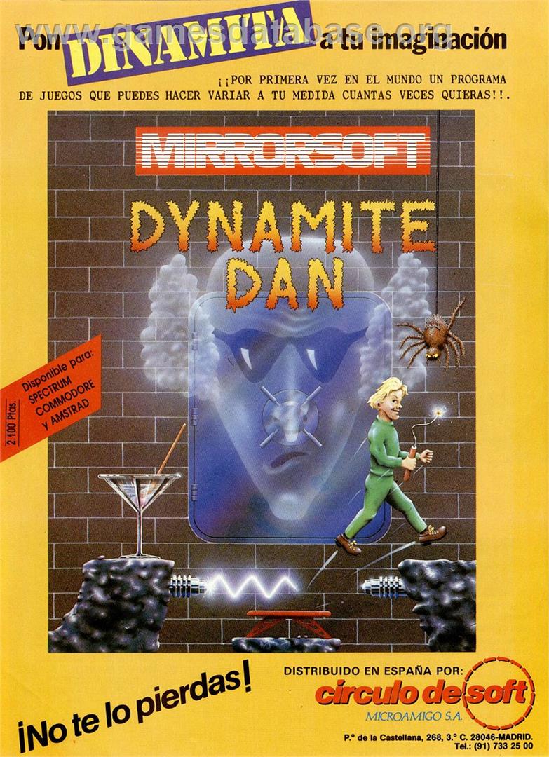 Dynamite Dan II - Sinclair ZX Spectrum - Artwork - Advert