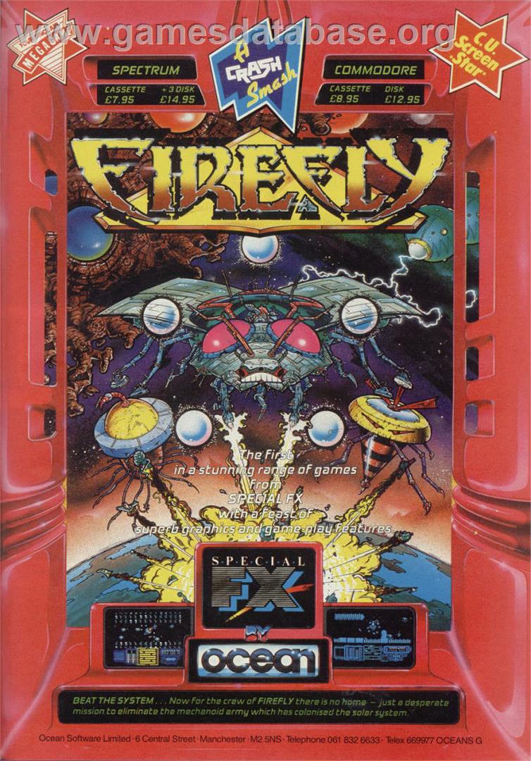 Firefly - Sinclair ZX Spectrum - Artwork - Advert