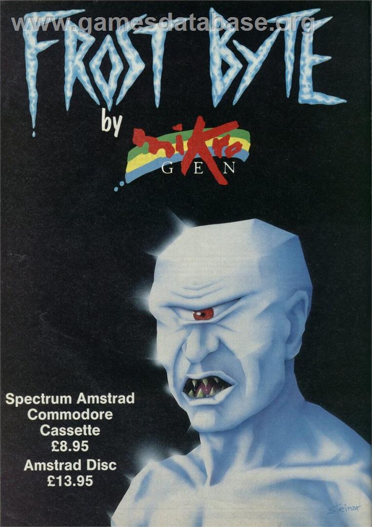 Frost Byte - Sinclair ZX Spectrum - Artwork - Advert