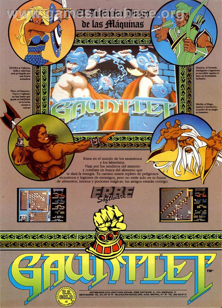 Gauntlet: The Deeper Dungeons - Sinclair ZX Spectrum - Artwork - Advert