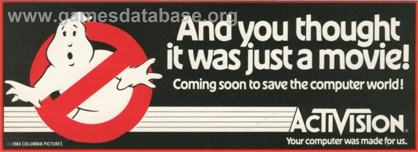 Ghostbusters II - Atari 2600 - Artwork - Advert