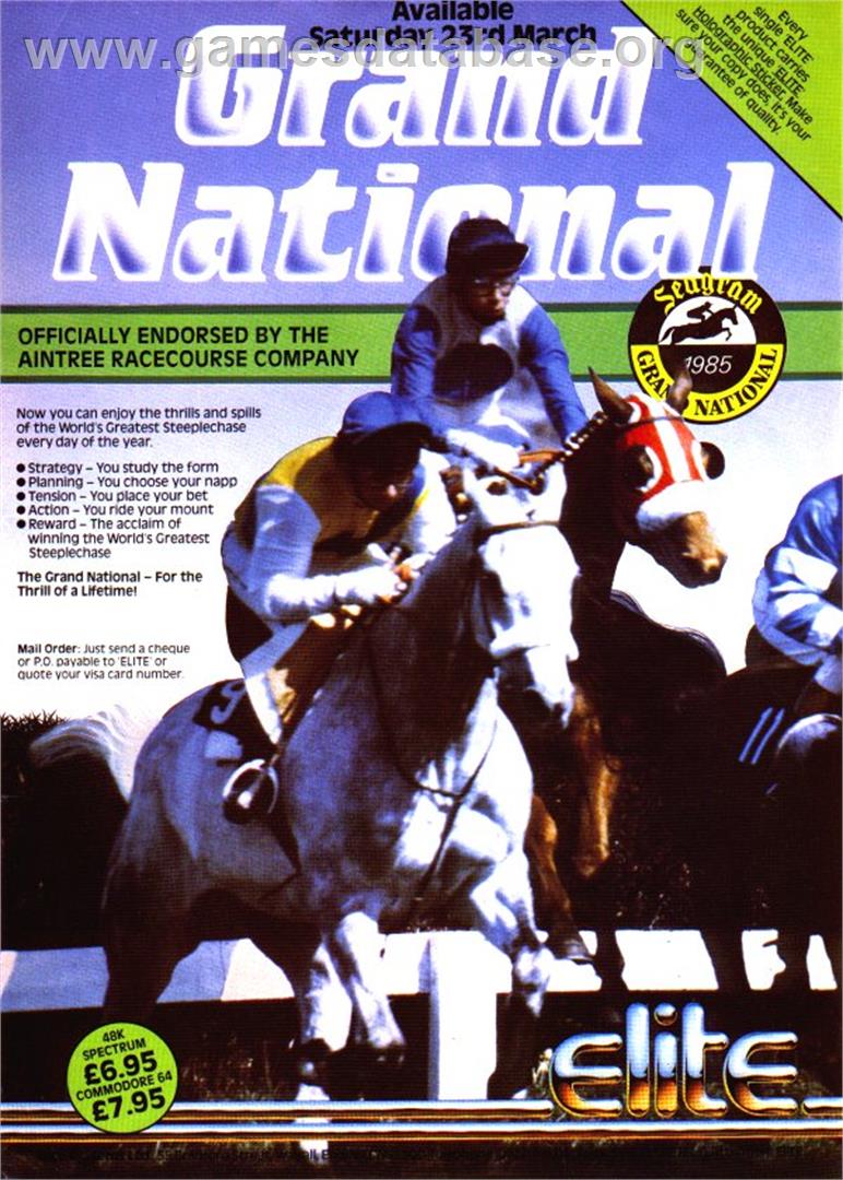 Grand National - Sinclair ZX Spectrum - Artwork - Advert