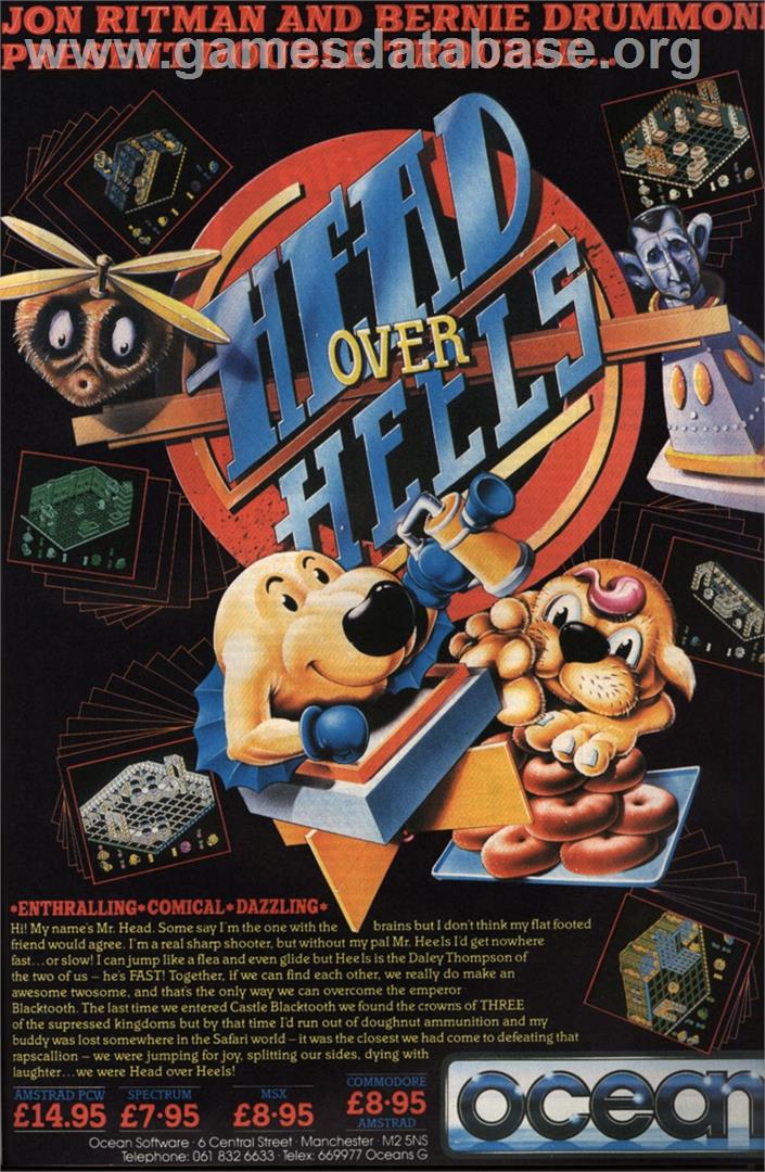 Head Over Heels - Commodore 64 - Artwork - Advert
