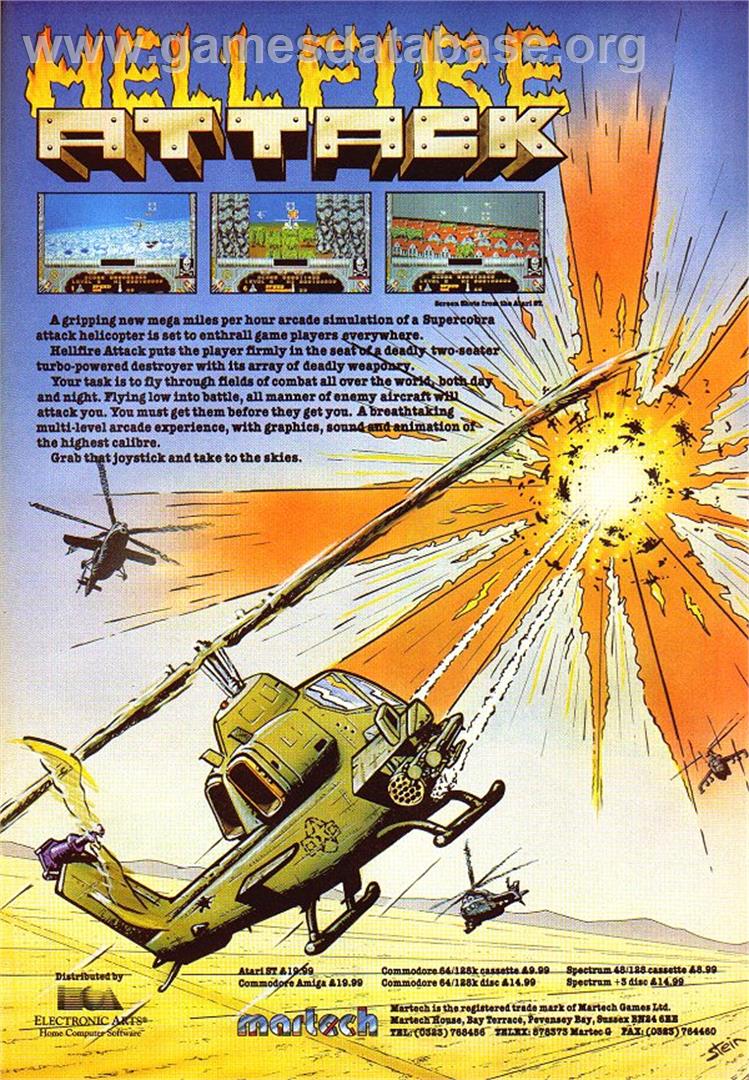Hellfire Attack - Sinclair ZX Spectrum - Artwork - Advert
