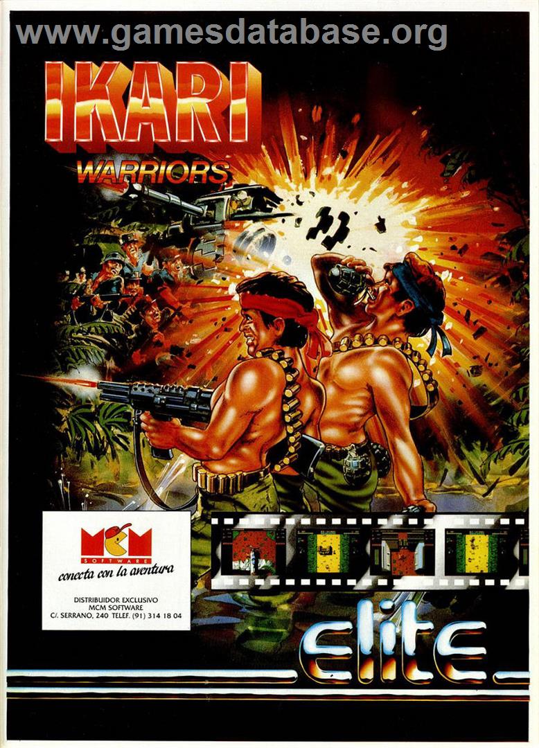 Ikari Warriors - Sinclair ZX Spectrum - Artwork - Advert