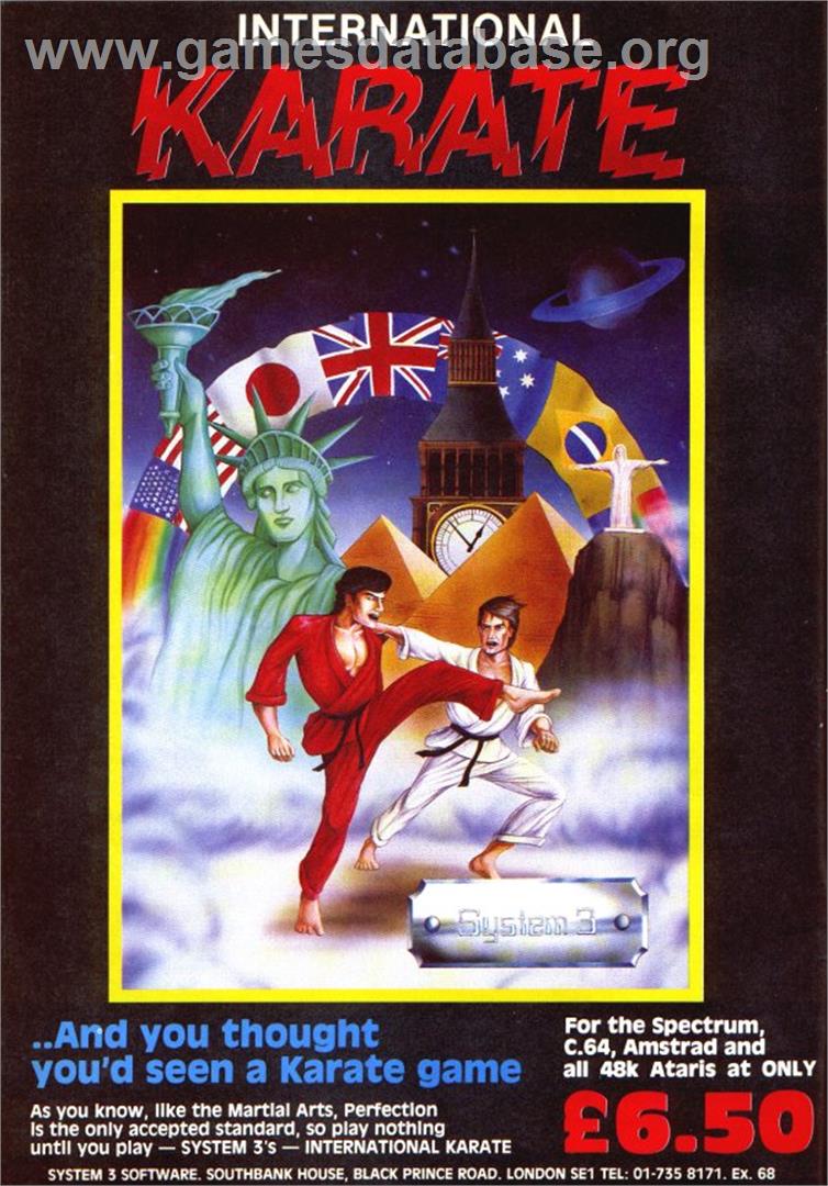 International 5-A-Side - Commodore 64 - Artwork - Advert