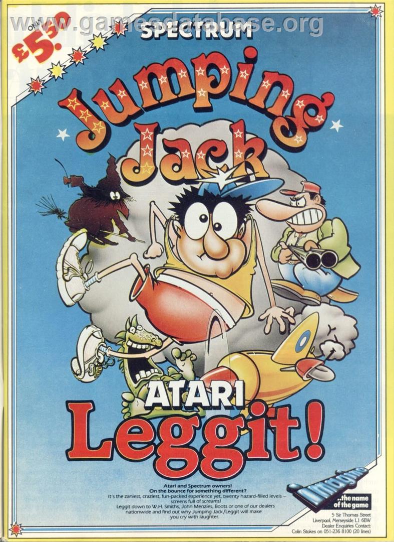 Jumping Jack - Nintendo Game Boy - Artwork - Advert
