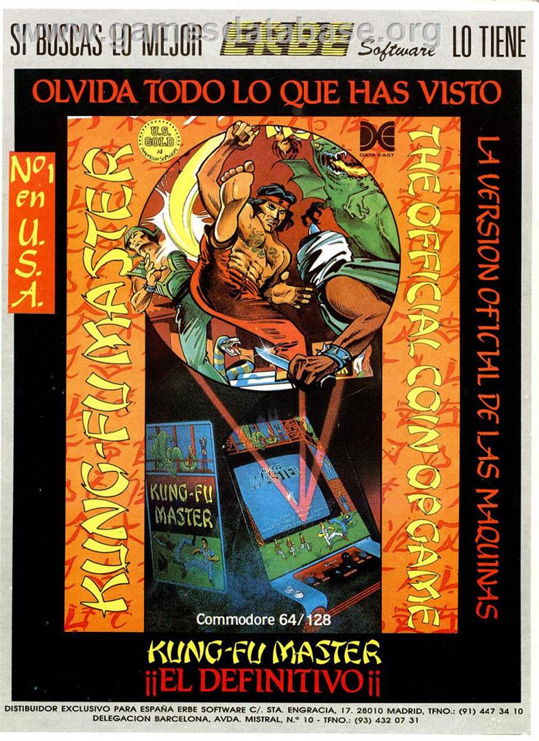 Kung-Fu Master - Sinclair ZX Spectrum - Artwork - Advert