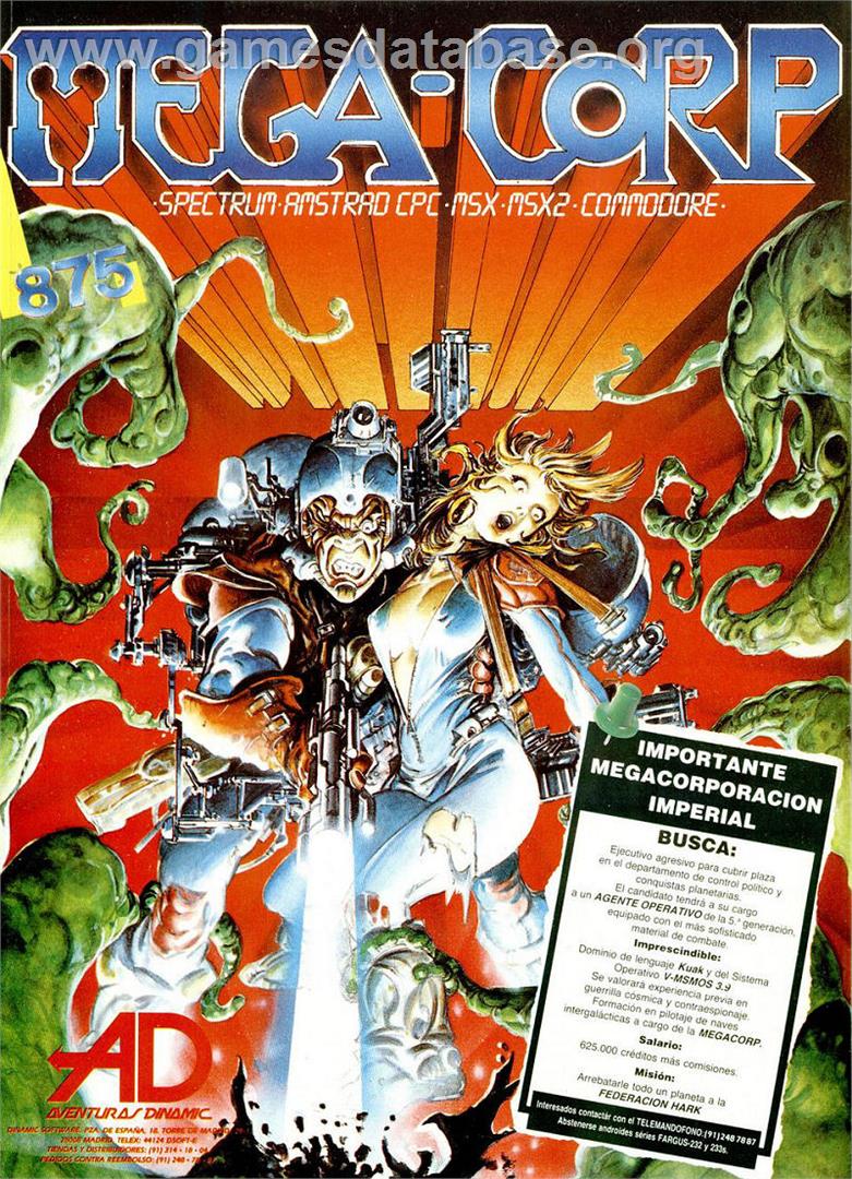Megacorp - Commodore 64 - Artwork - Advert