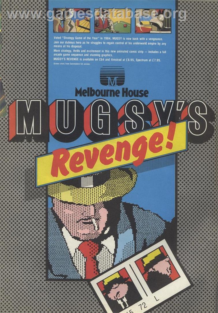 Mugsy's Revenge - Sinclair ZX Spectrum - Artwork - Advert